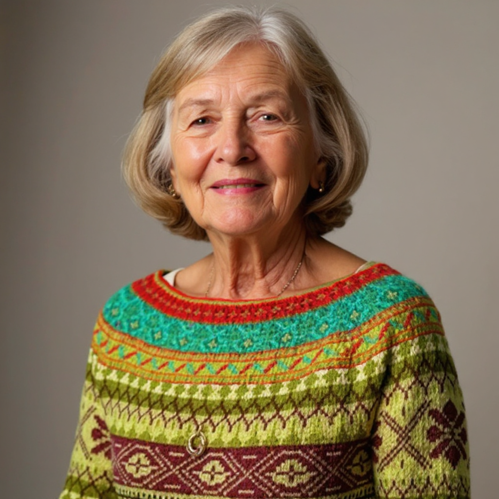 Caitlin™ – Jersey estilo isla vintage