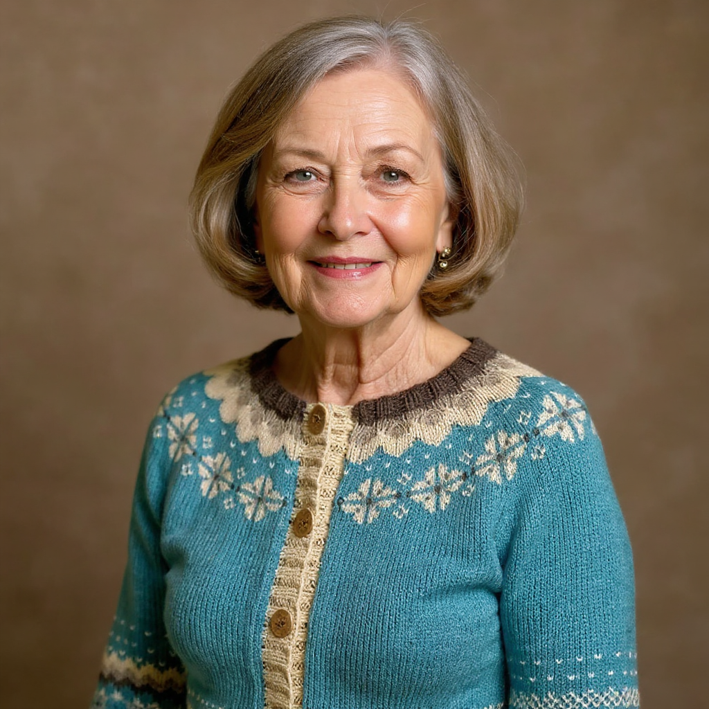 Cassandra™ - Cárdigan estilo isla vintage