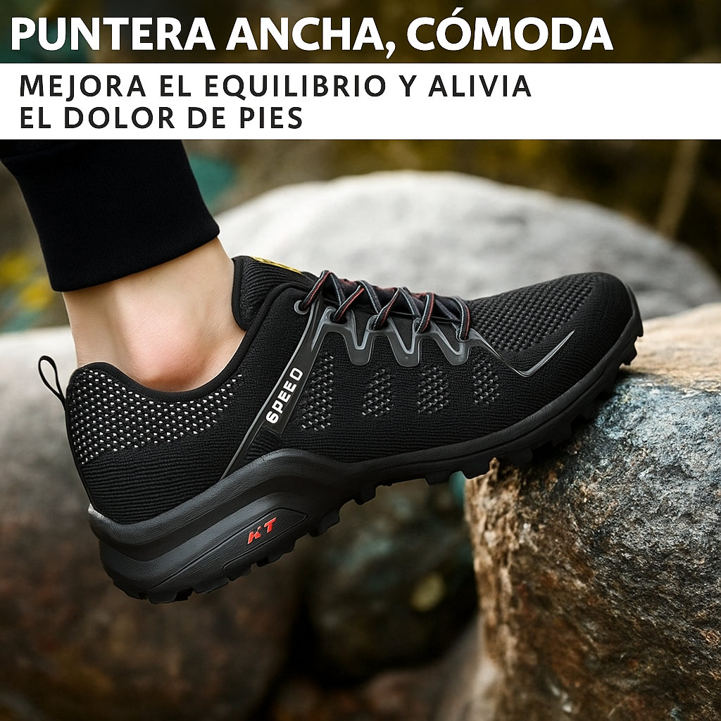 TOPTRAIL™ | Zapatillas de senderismo ergonómico para aliviar el dolor.