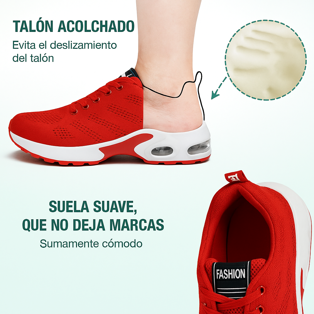 Zapatillas ortopédicas Peace Foot - Rojo