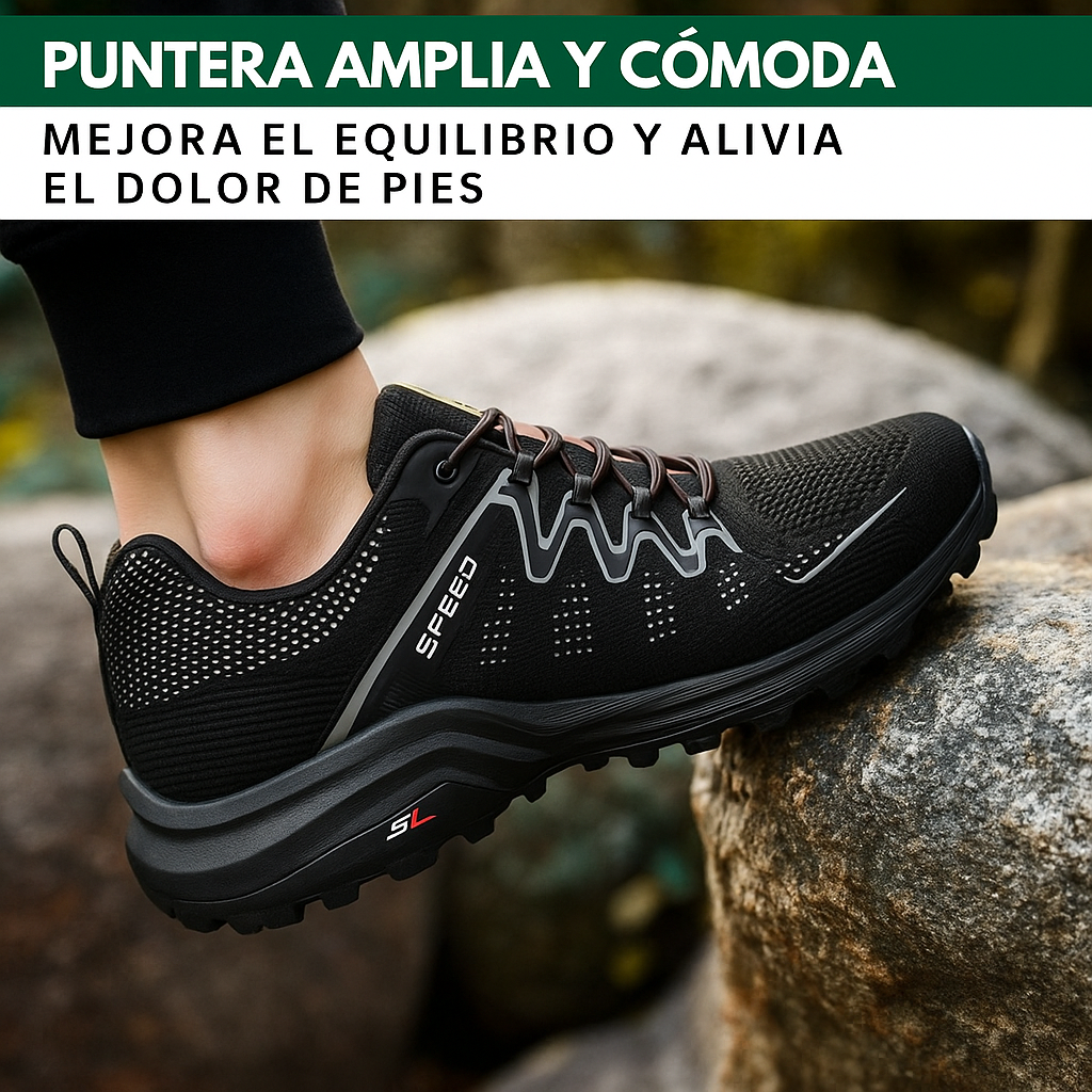 TOPTRAIL™ | Zapatillas de senderismo ergonómico para aliviar el dolor.