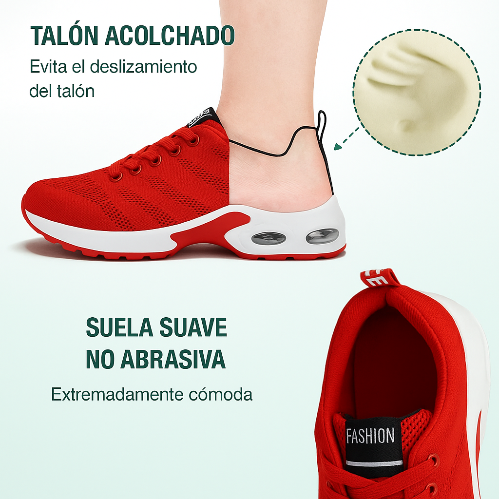 Zapatillas ortopédicas Peace Foot - Rojo