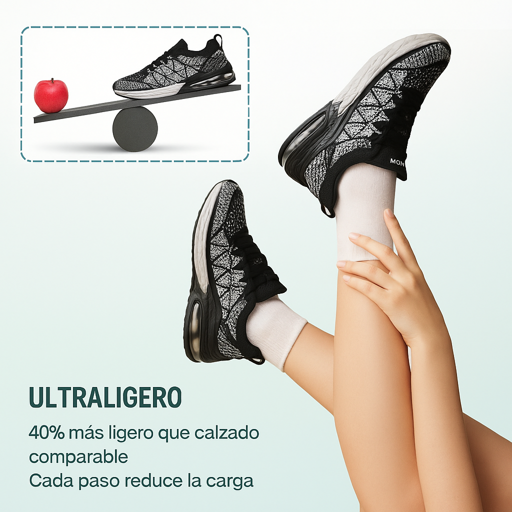 Zapatillas ortopédicos JumpSoft - Negro