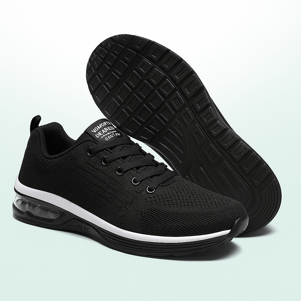 Zapatillas ortopédicos SanoWalk - Todo negro