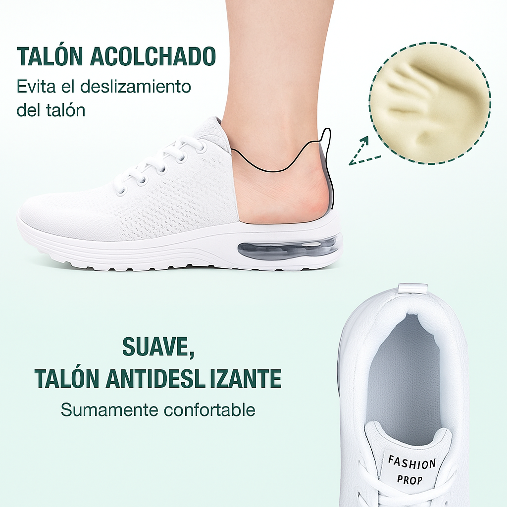 Zapatillas ortopédicas SanoWalk - Todo blanco