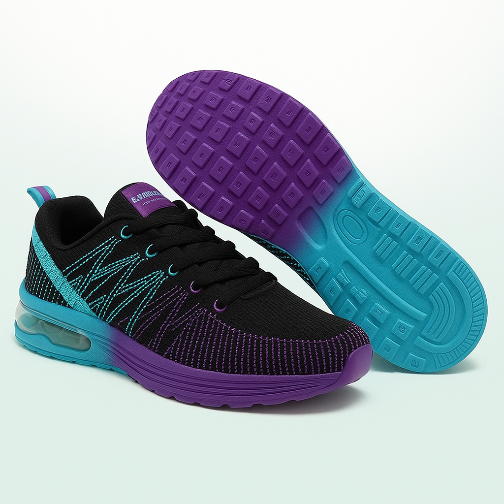 Zapatillas Ortopédicos Hildatritt - Negro Morado