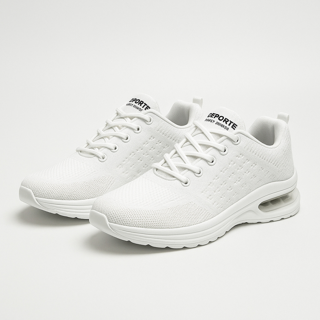 Zapatillas ortopédicas SanoWalk - Todo blanco